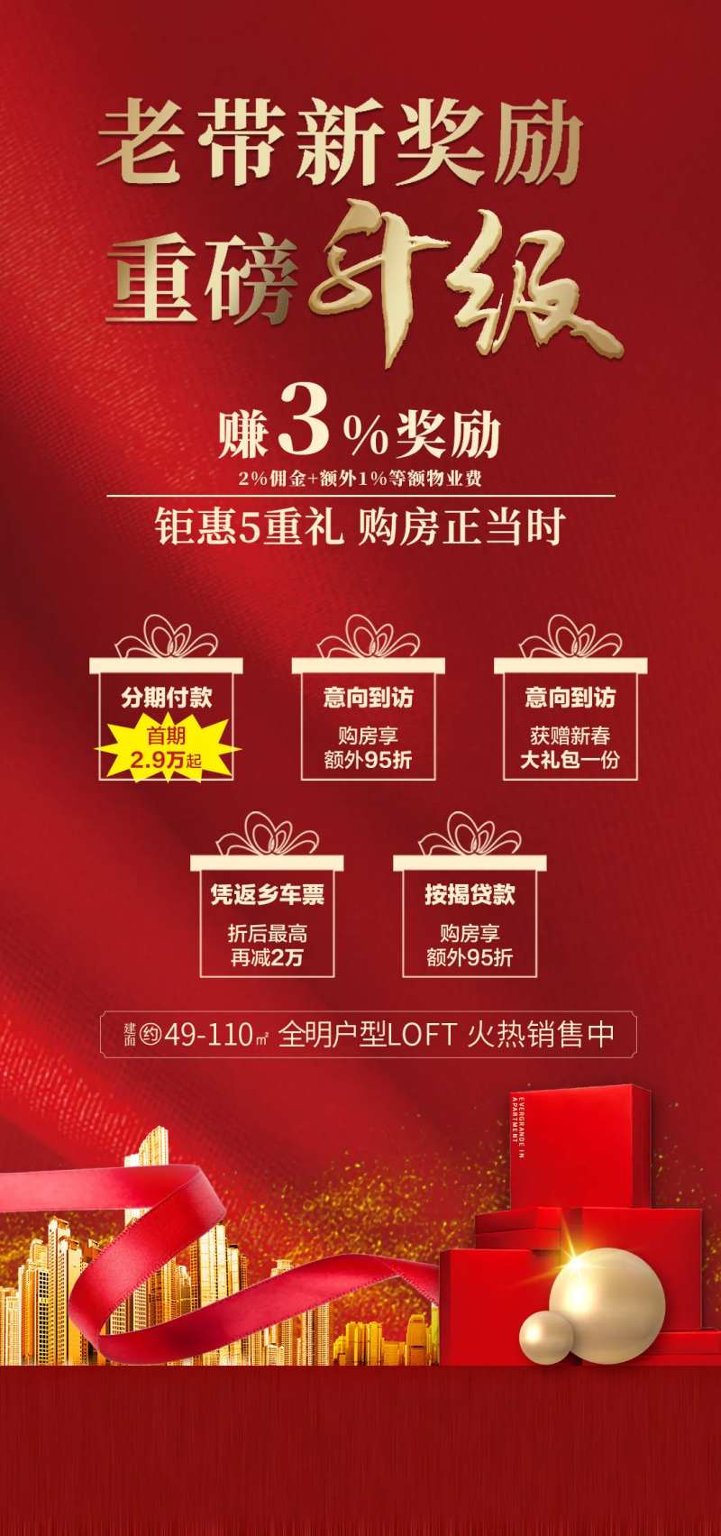 地产老带新政策单图-采灵感-cailinggan.com