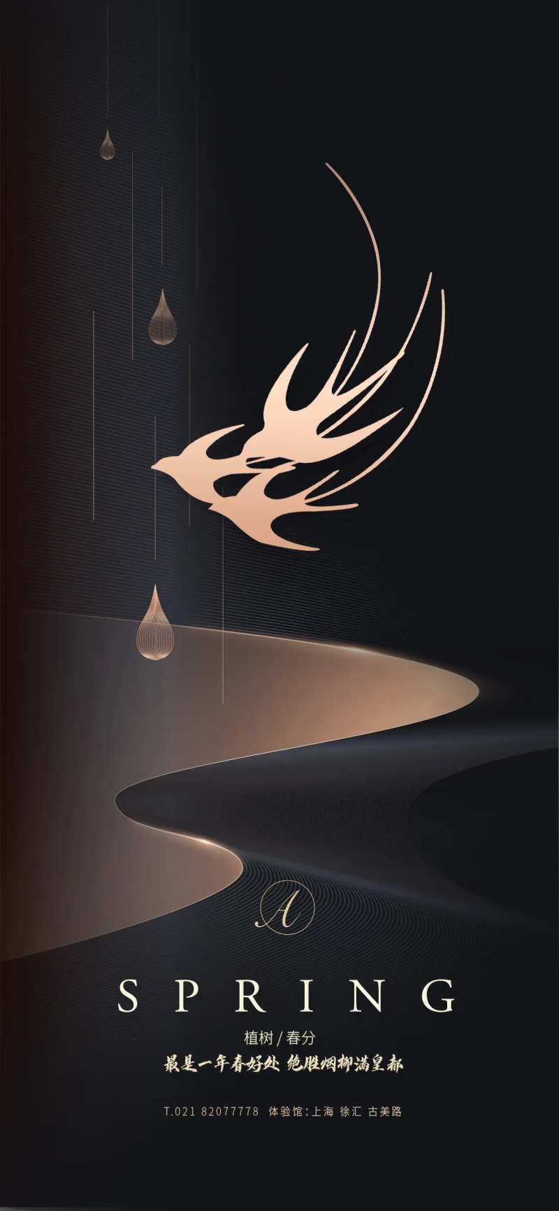 医美春风节气海报-采灵感-cailinggan.com
