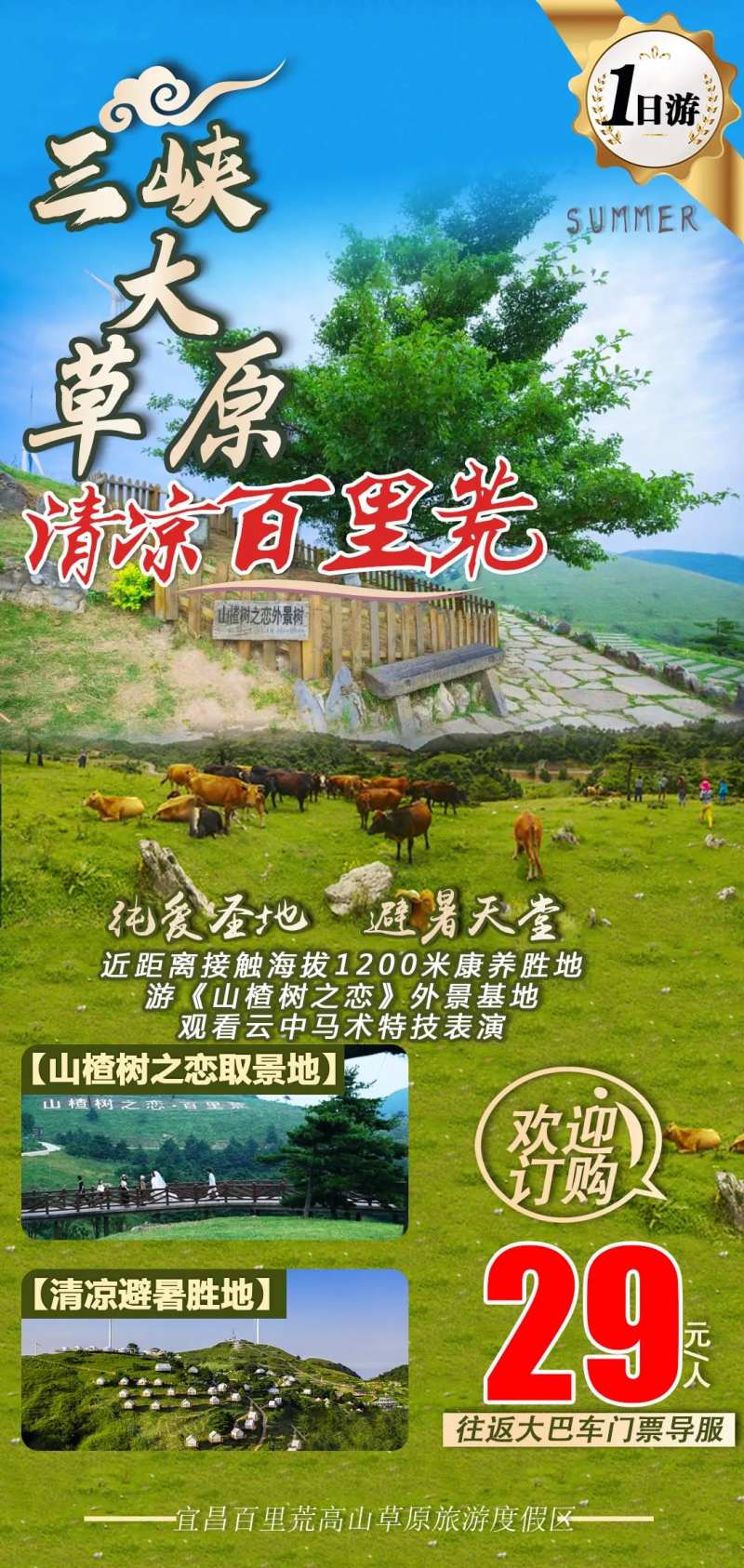 三峡大草原清凉百里荒-采灵感-cailinggan.com