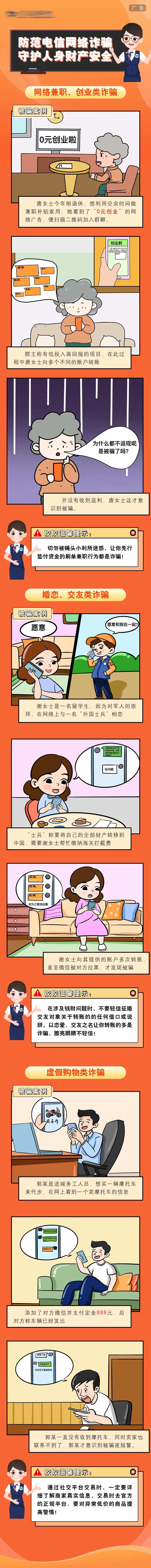 电信诈骗长图-采灵感-cailinggan.com