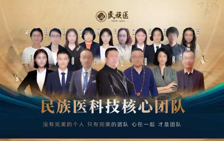 民族医核心团队海报-采灵感-https://www.cailinggan.com/
