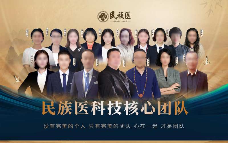 民族医核心团队海报-采灵感-cailinggan.com