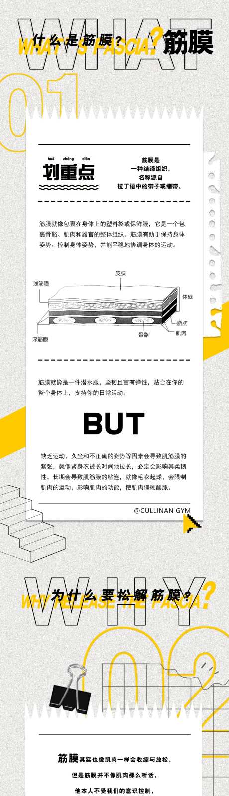 健身筋膜拉伸课程宣传公众号长图-采灵感-https://www.cailinggan.com/
