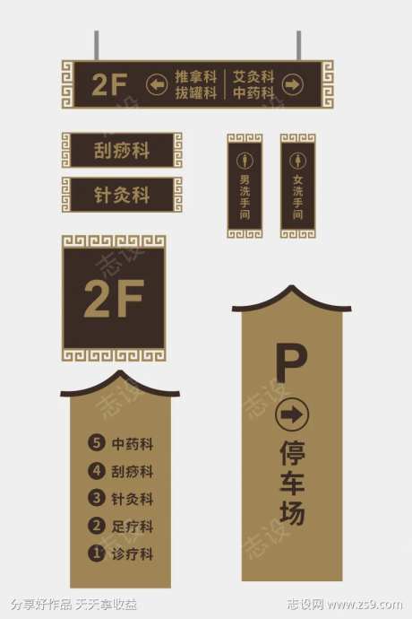中医药养生导示牌导视-采灵感-https://www.cailinggan.com/