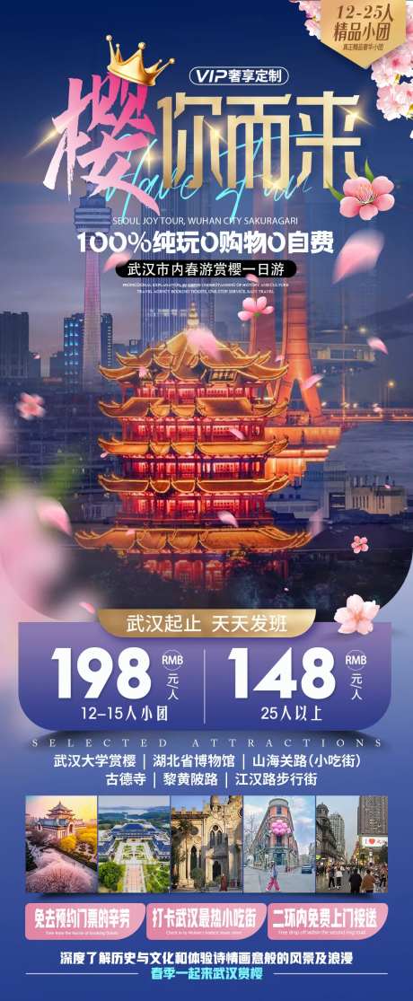 武汉樱花旅游长图-采灵感-https://www.cailinggan.com/