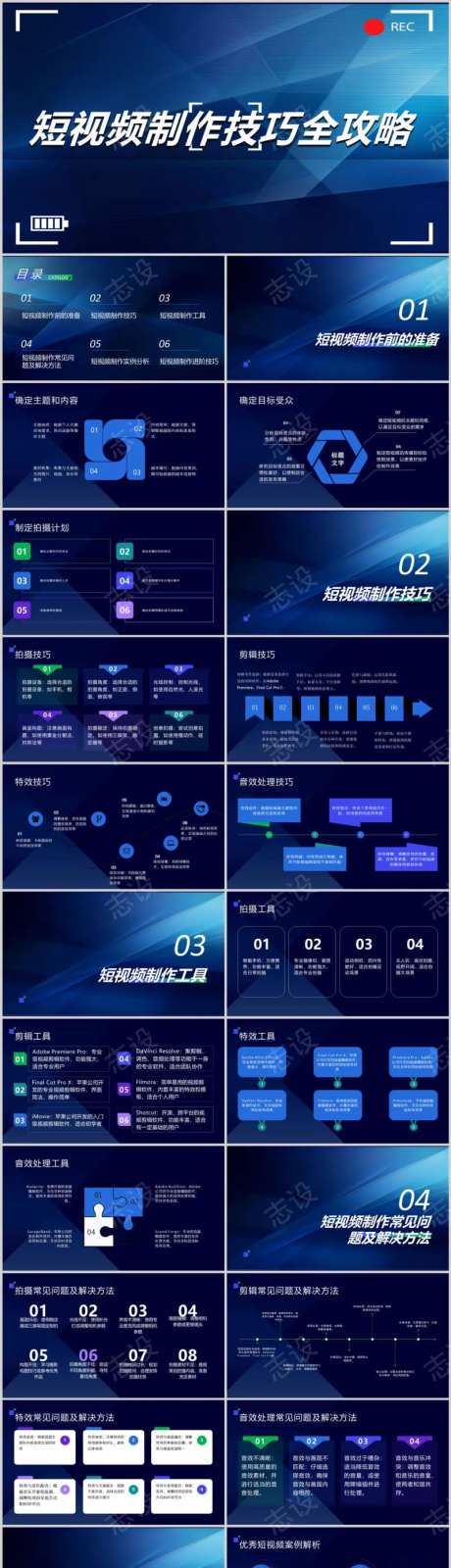 短视频制作技巧全攻略PPT-采灵感-https://www.cailinggan.com/