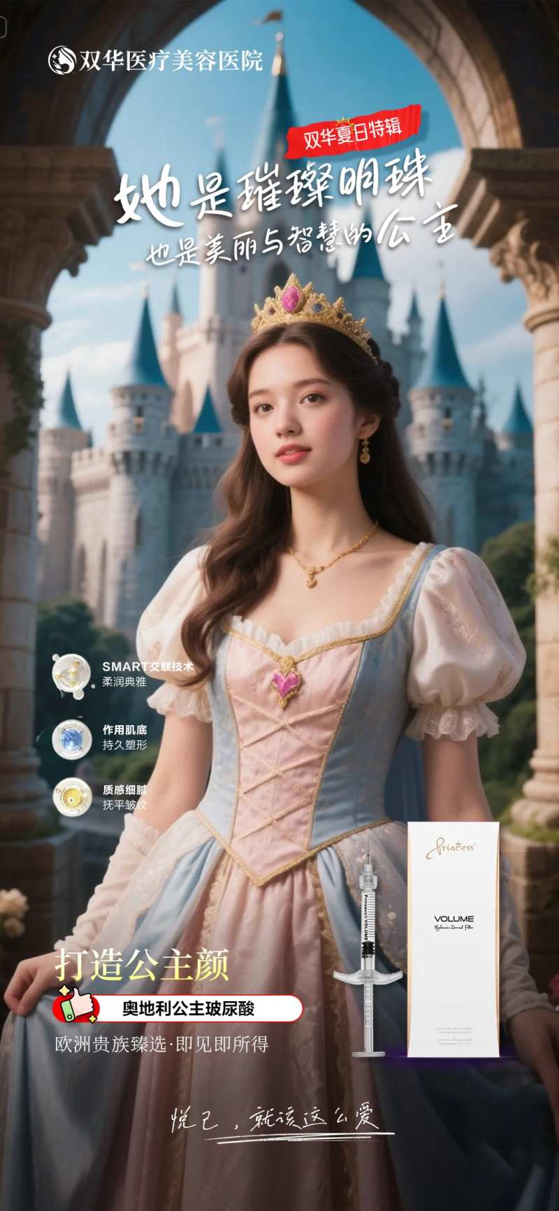 医美公主玻尿酸产品宣传-采灵感-cailinggan.com
