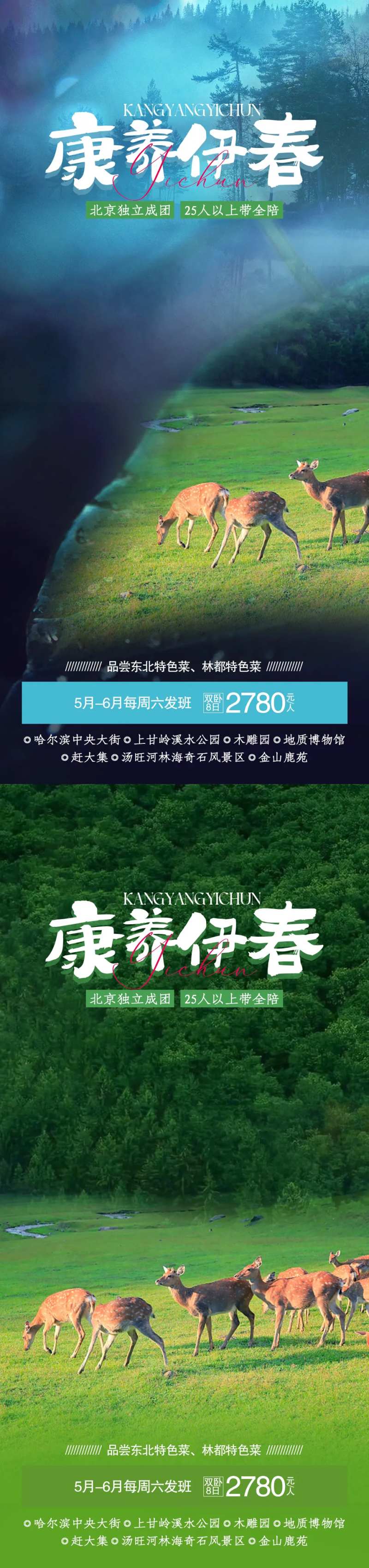 伊春旅游海报-采灵感-cailinggan.com