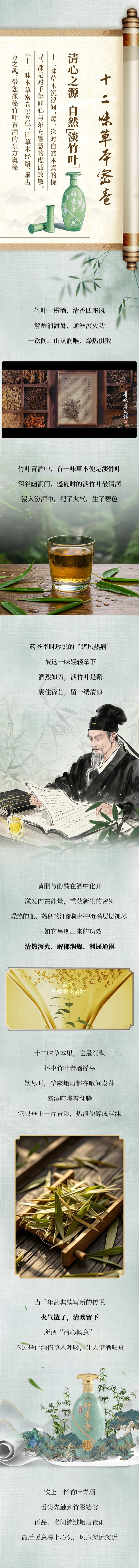 草本淡竹叶篇长图-采灵感-cailinggan.com