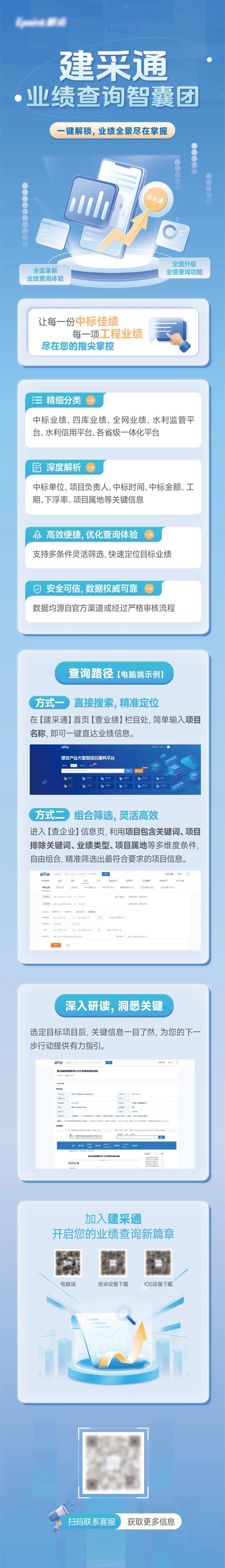 企业业绩查询科技手机长图海报-采灵感-cailinggan.com