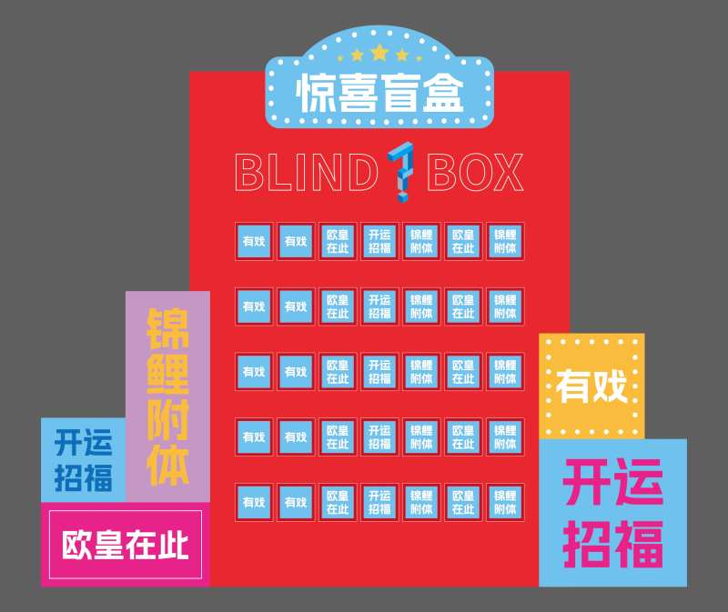 惊喜盲盒活动展板-采灵感-cailinggan.com