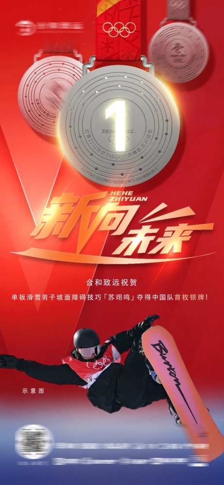 冬奥会银牌-采灵感-https://www.cailinggan.com/