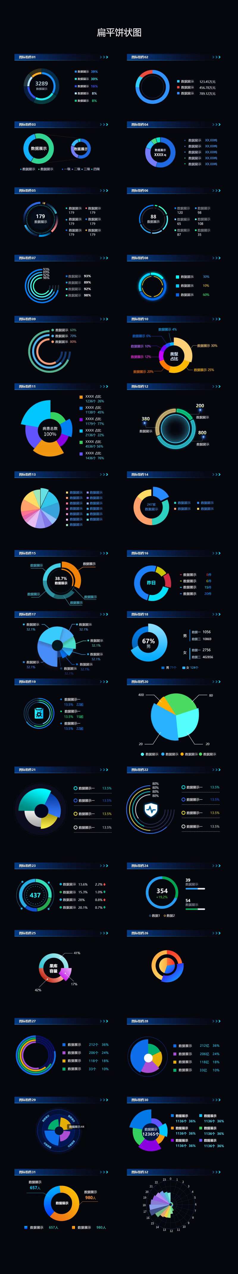 可视化大屏-组件-采灵感-cailinggan.com