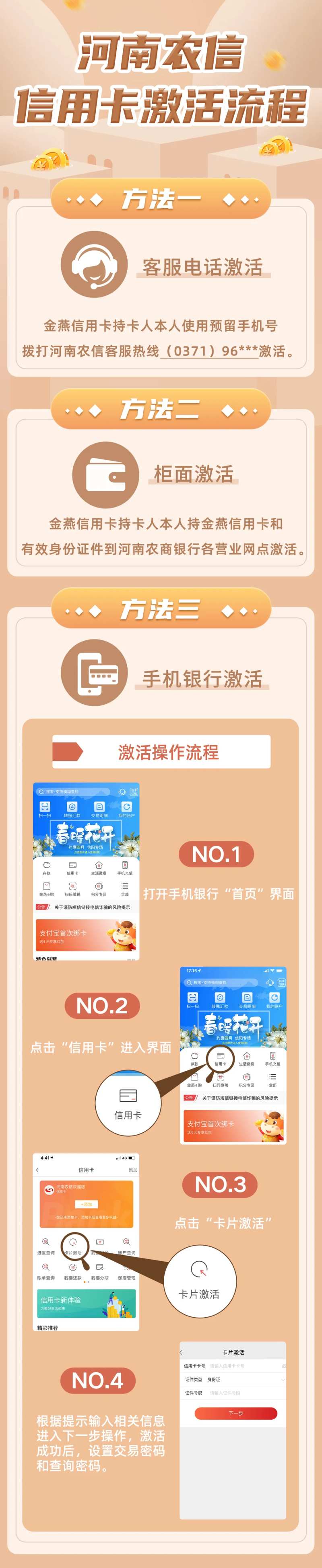 银行卡使用流程页面-采灵感-cailinggan.com