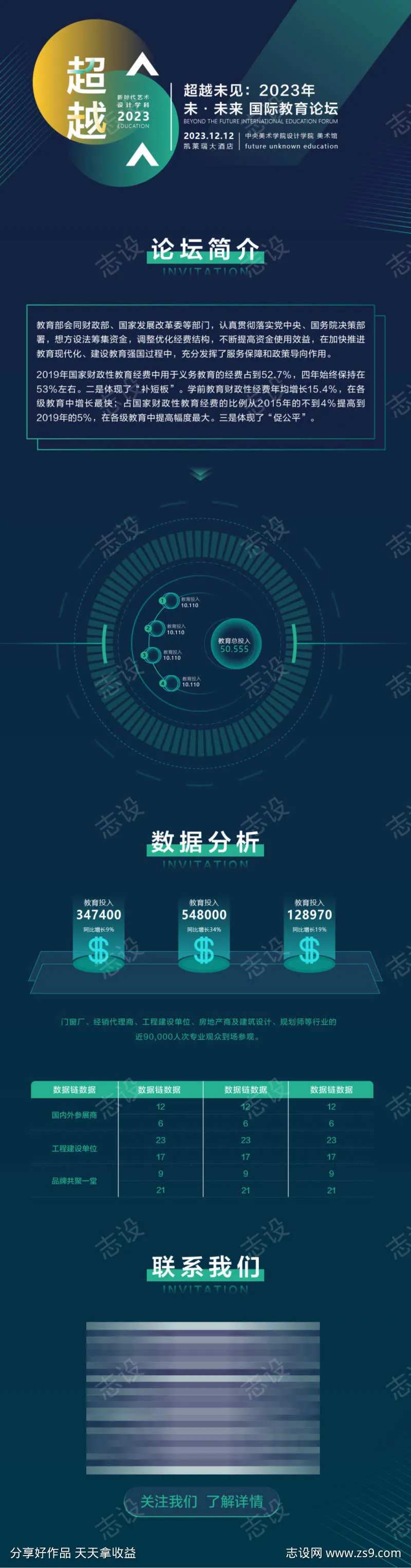 深色互联网数据科技长图-采灵感-cailinggan.com