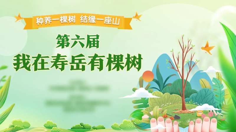 我在南岳有棵树背景板 -采灵感-cailinggan.com