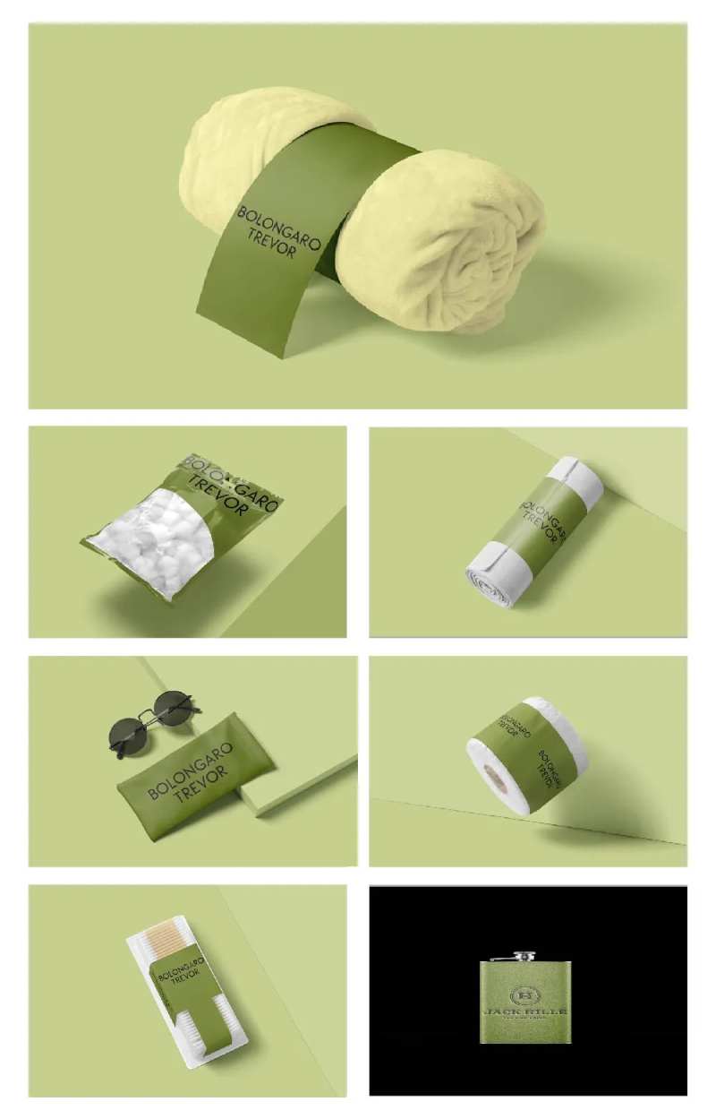 酒店洗护用品样机贴图设计-采灵感-cailinggan.com