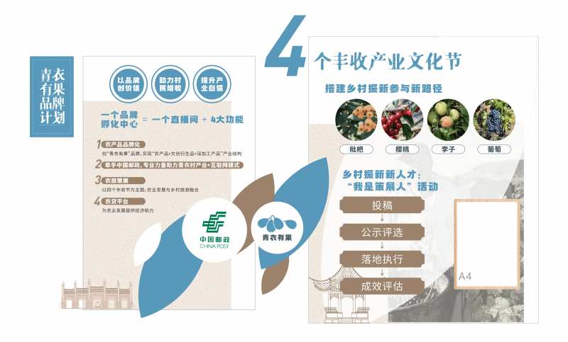 乡村振兴文化墙背景墙-采灵感-cailinggan.com