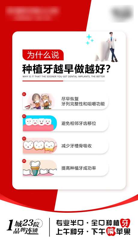 种植牙科普海报-采灵感-https://www.cailinggan.com/