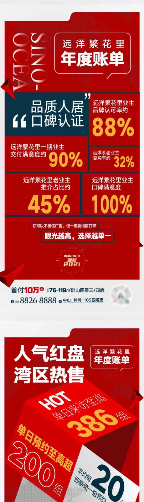地产红盘热销海报 -采灵感-https://www.cailinggan.com/