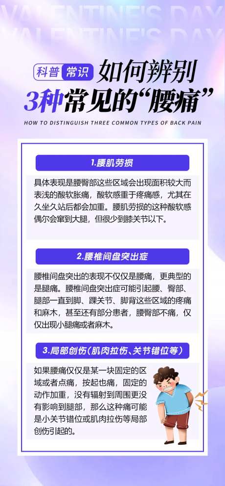 腰痛常识海报-采灵感-https://www.cailinggan.com/