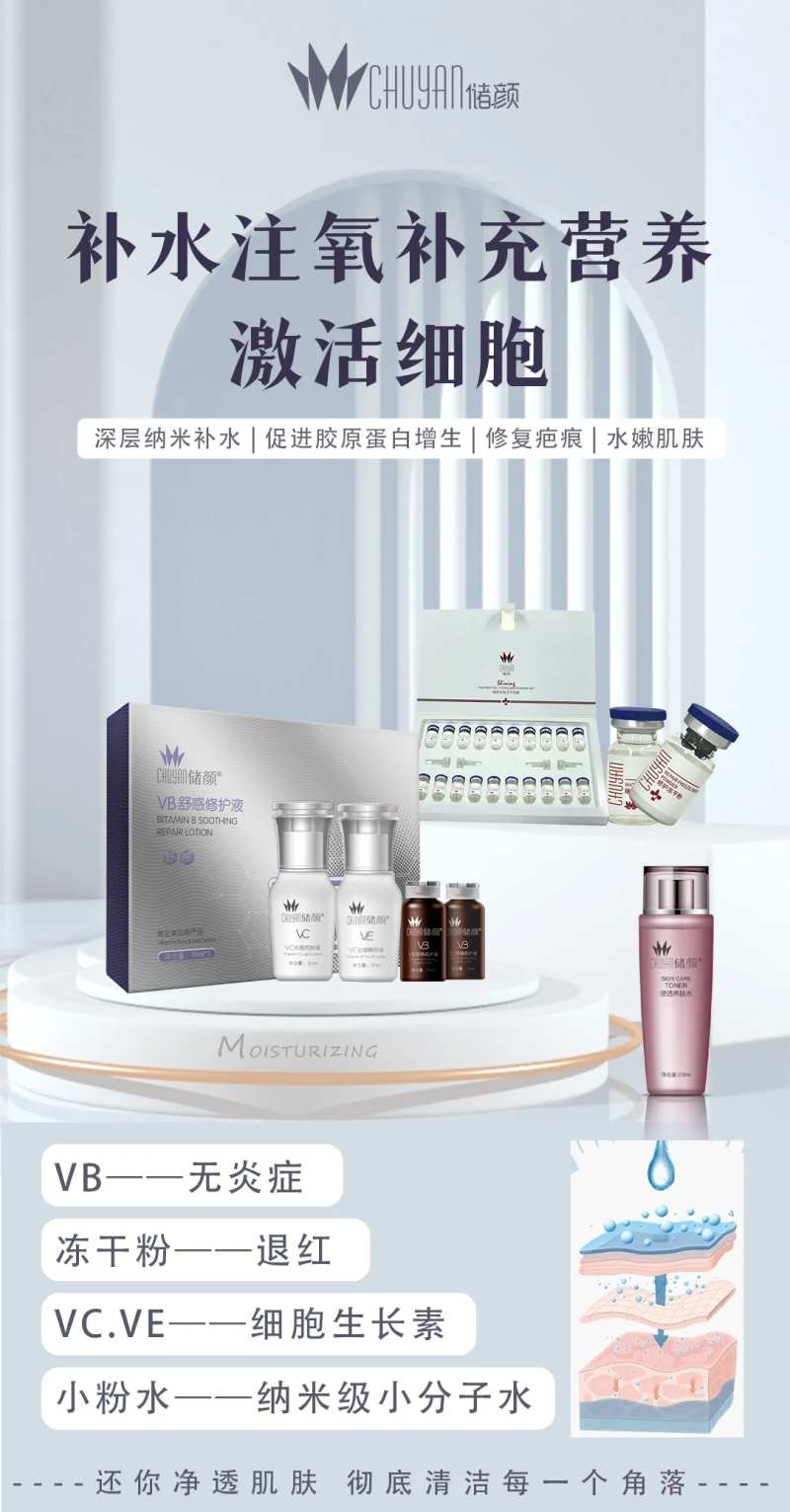 注氧修复产品组合宣传海报-采灵感-cailinggan.com