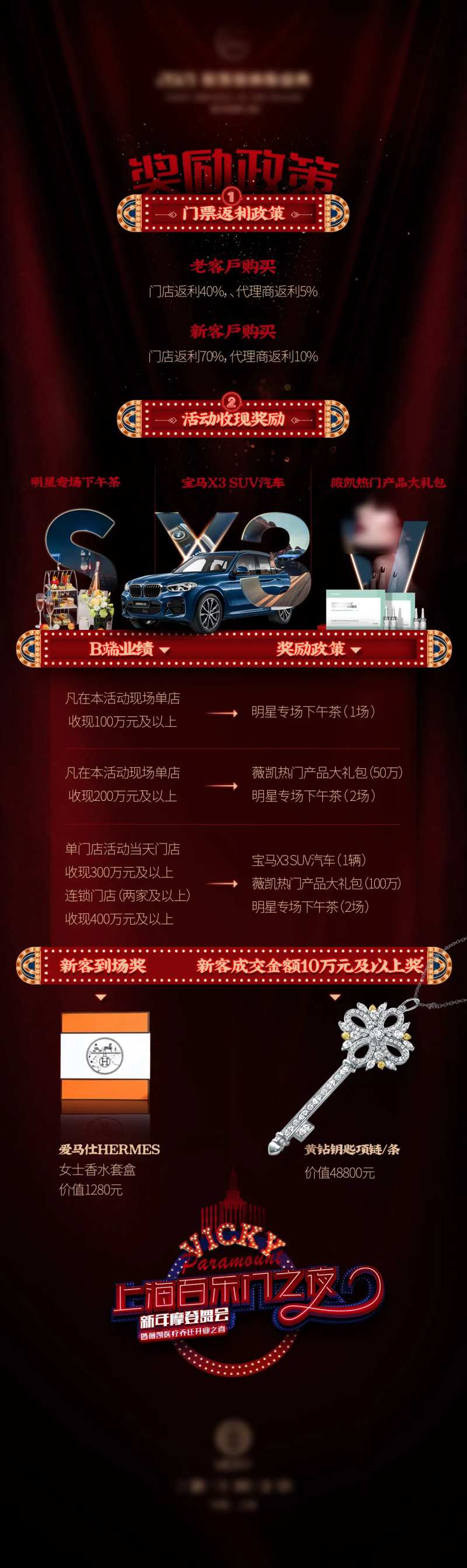 酒吧夜店舞会奖励政策海报-采灵感-cailinggan.com