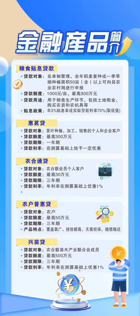 金融贷款宣传易拉宝-采灵感-https://www.cailinggan.com/