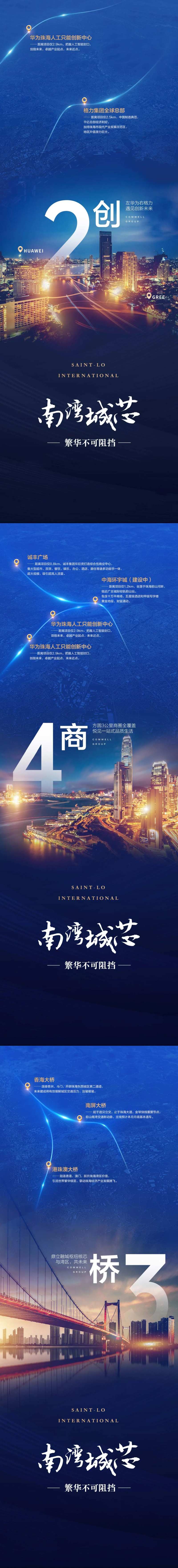 地产地段发展历程价值点加推系列海报-采灵感-cailinggan.com