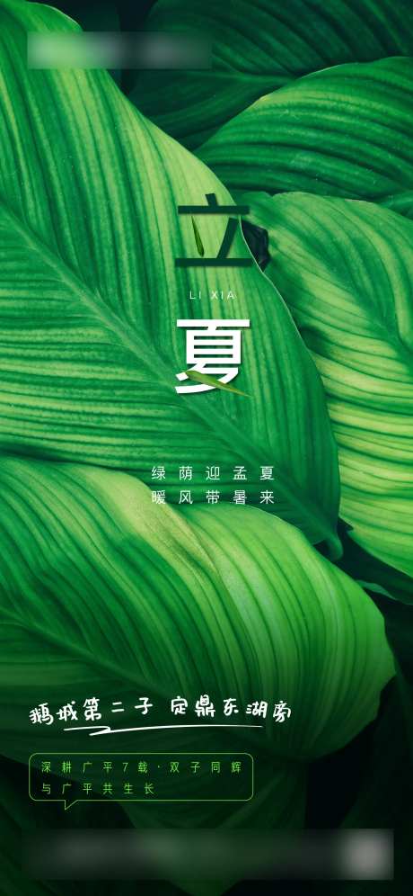 立夏海报-采灵感-https://www.cailinggan.com/