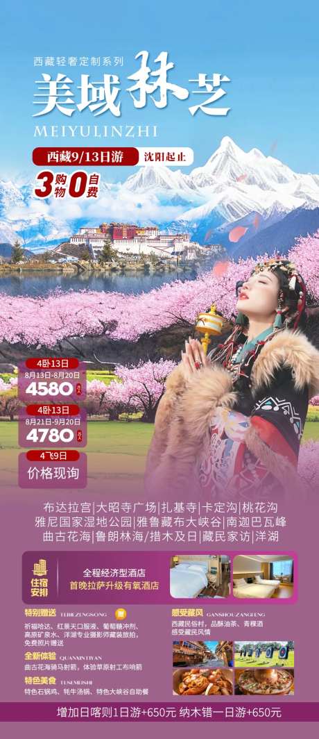 美域林芝旅游海报-采灵感-https://www.cailinggan.com/