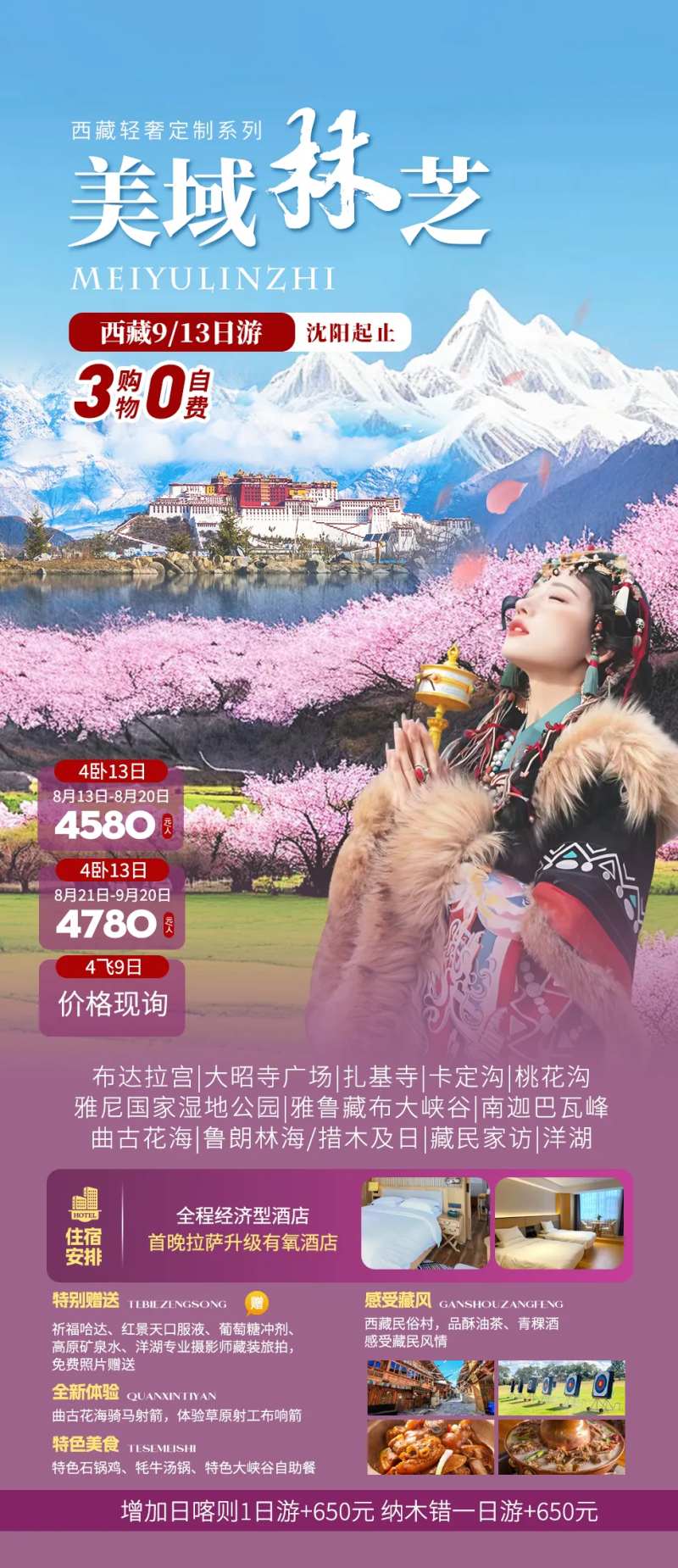 美域林芝旅游海报-采灵感-cailinggan.com