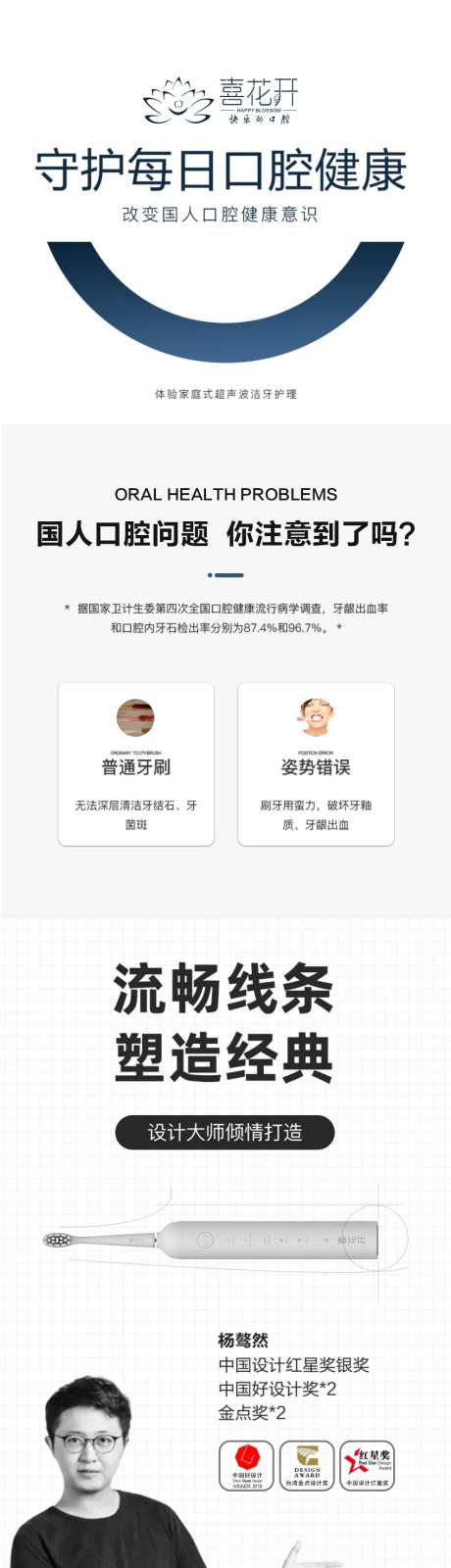 电动牙刷详情页-采灵感-https://www.cailinggan.com/