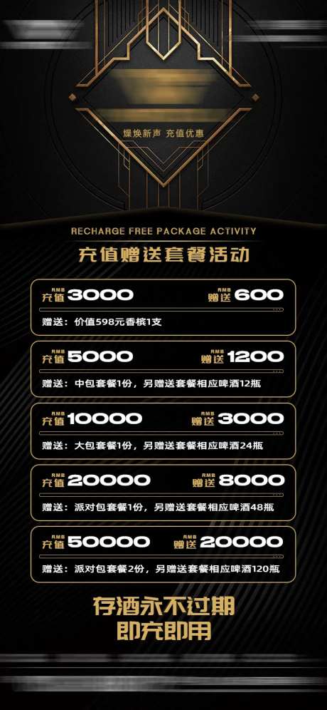 会员充值活动海报-采灵感-https://www.cailinggan.com/