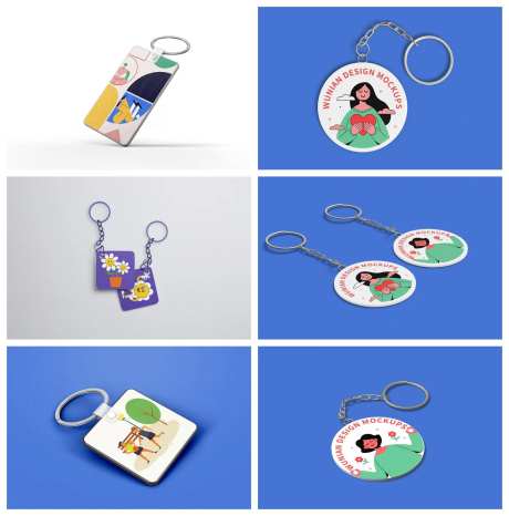 钥匙扣挂饰样机-采灵感-https://www.cailinggan.com/